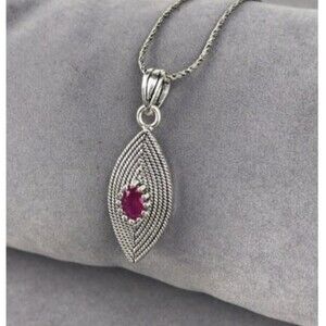 925 Sterling Silver Turkish Filigree Necklace for Women, NEW,HandmadeGift